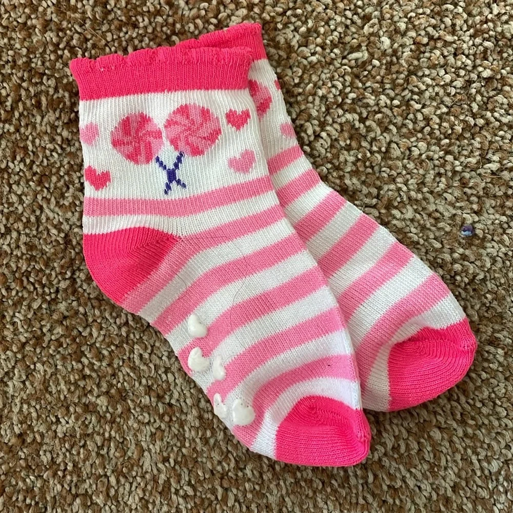 2 pair baby girl socks